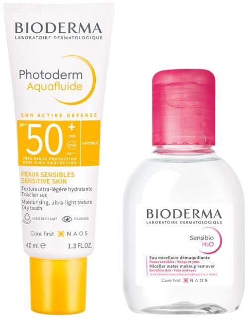 Bioderma Photoderm Aquafluid SPF50+ 40ml ve Sensibio H2O