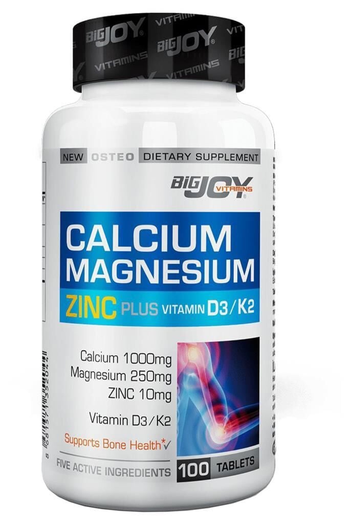 Bigjoy Vitamins Calcium Magnesium Zinc Plus 100 Tablet