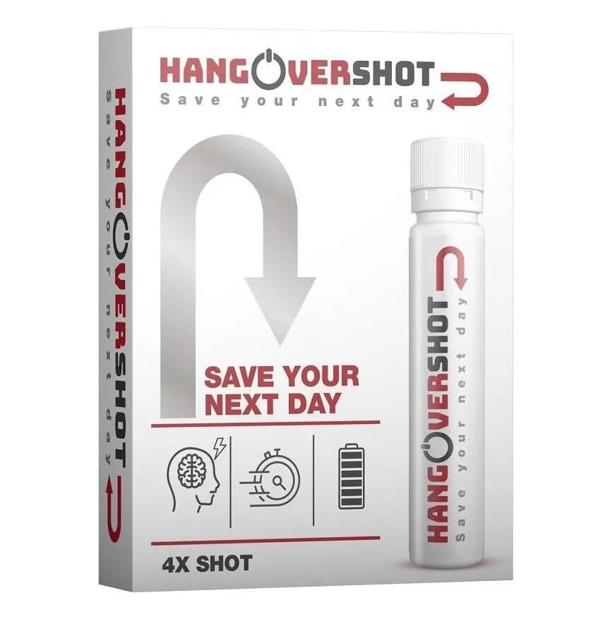 Daily Shot HangoverShot Save Your Next Day 25 ml x 4 Shot