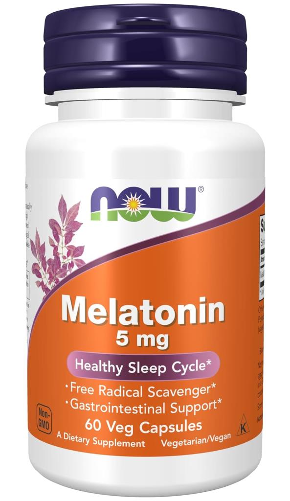 Now Melatonin 5mg 60 vcaps