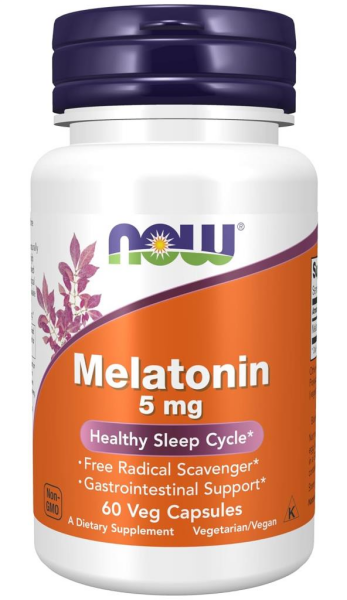 Now Melatonin 5mg 60 vcaps