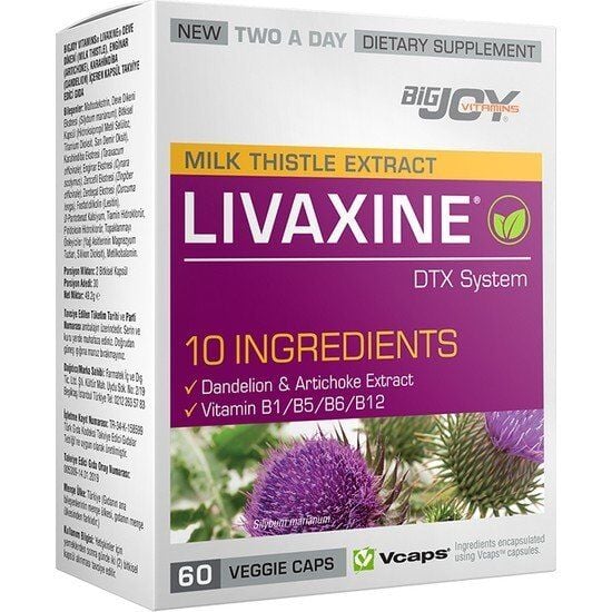 Bigjoy Vitamins Livaxine 60 Kapsül