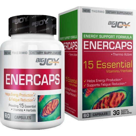 Bigjoy Vitamins Enercaps 60 Kapsül