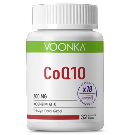 Voonka CoQ10 200mg 32 Kapsül