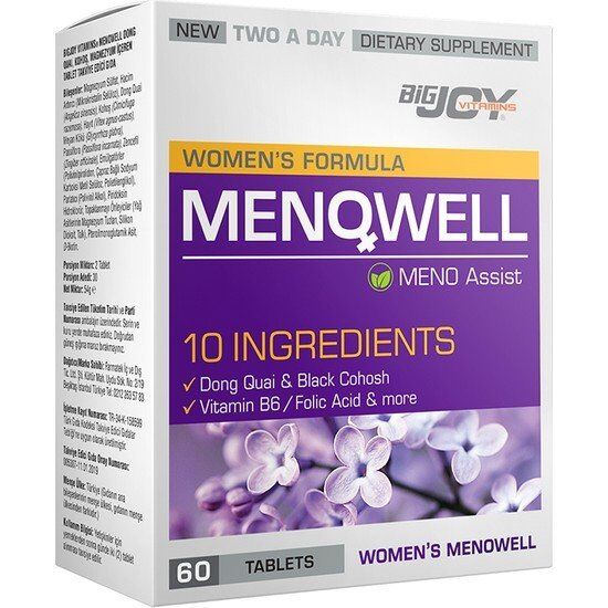 Bigjoy Vitamins Menowell 60 Tablet