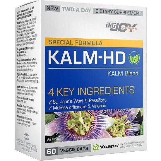 Bigjoy Vitamins Kalm-HD 60 Kapsül
