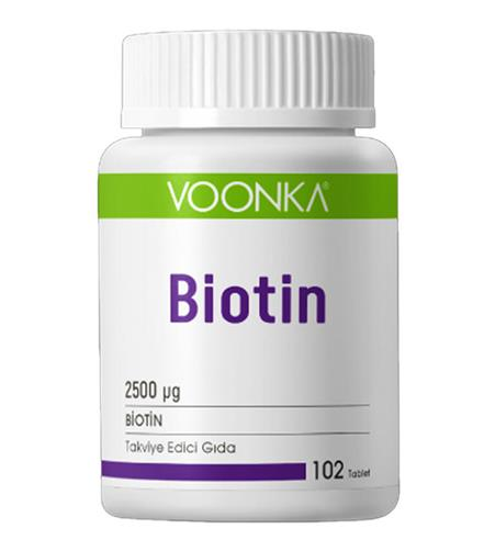 Voonka Biotin 2500mg 102 Tablet