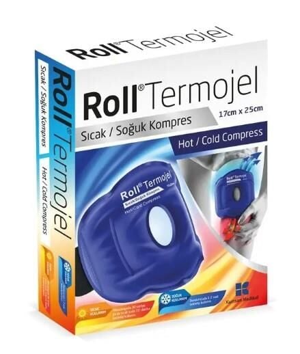 Roll Termojel Diz Bölgesi İçin Sıcak Soğuk Kompres | 17cm x25cm