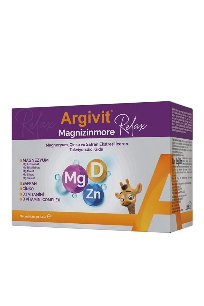 Argivit Magnizinmore Relax 30 Saşe