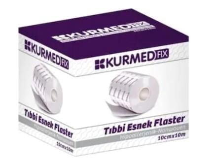Kurmed Fix Esnek Tıbbi Flaster 10cm x 10m