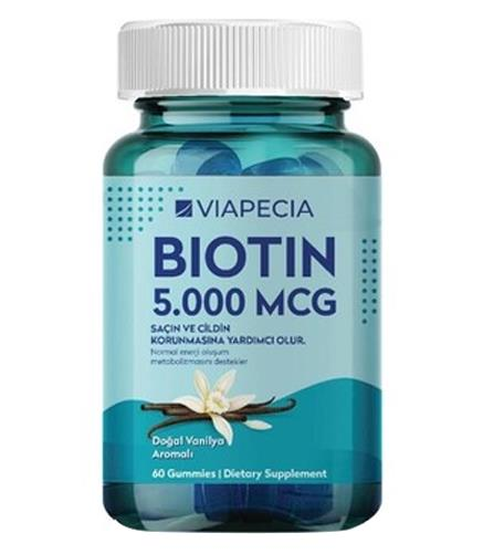 Viapecia Biotin 5000mcg 60 Gummies