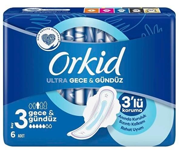 Orkid Ultra Gece & Gündüz (Boy:3) 6 Adet