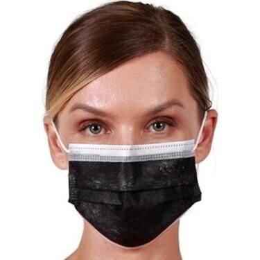 Dentac T-Mask Siyah Maske 50 Adet