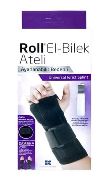 Roll Medikal El Bilek Ateli Metal Destekli | Ayarlanabilir Bedenli