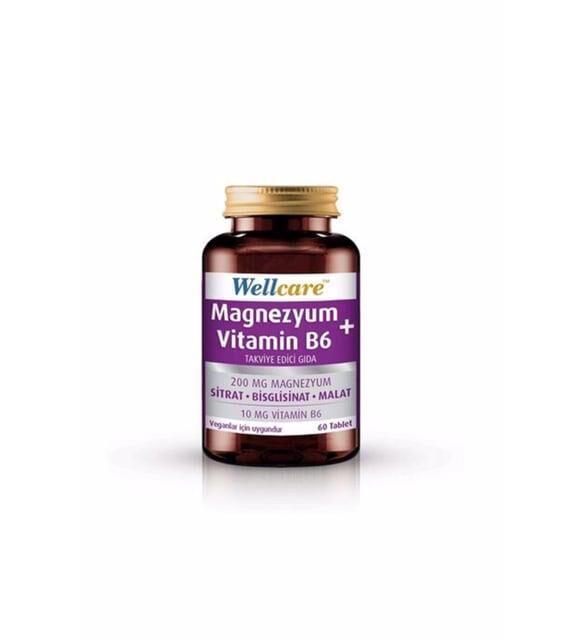 Wellcare Magnezyum B6 Vitamini 60 Tablet