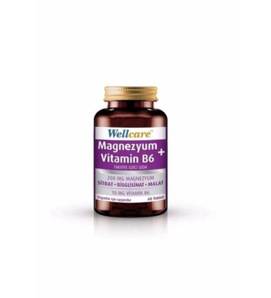 Wellcare Magnezyum B6 Vitamini 60 Tablet