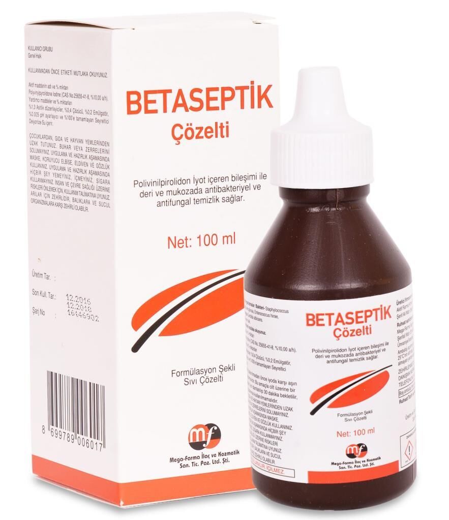 Mega Farma Betaseptik Çözelti 100ml