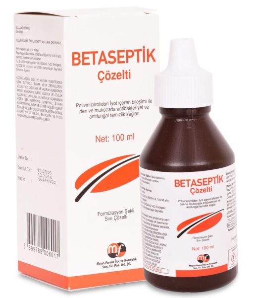 Mega Farma Betaseptik Çözelti 100ml