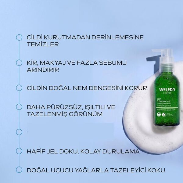 Weleda Deep Cleansing Derinlemesine Yüz Temizleme Jeli 150 ml