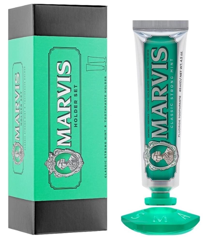 Marvis Diş Macunu Classic Strong Mint 85ml | Holder Set