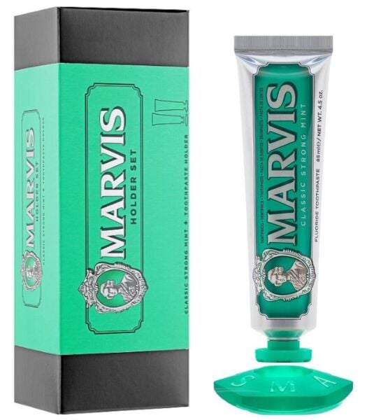 Marvis Diş Macunu Classic Strong Mint 85ml | Holder Set