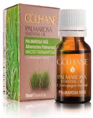 Gülhane Palmarosa Essential Oil 15ml | Palmarosa Yağı