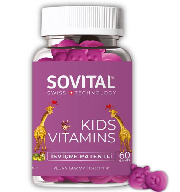 Sovital Kids Vitamins 60 Gummies | Çocuk Vitamini