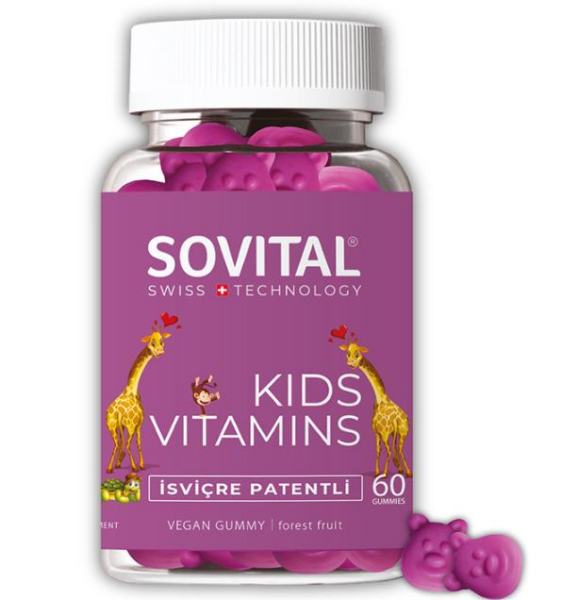 Sovital Kids Vitamins 60 Gummies | Çocuk Vitamini