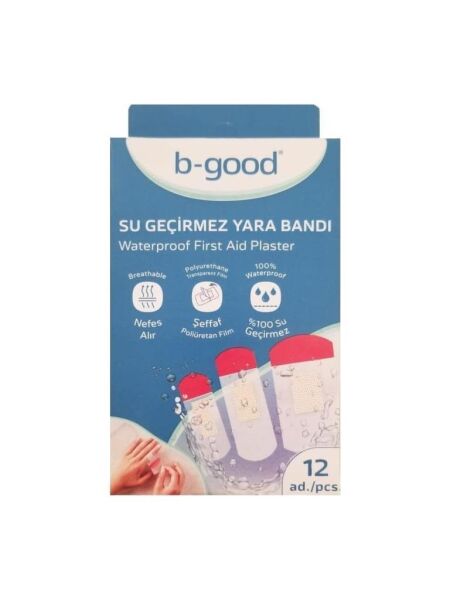 B-Good Su Geçirmez Yara Bandı 12 Adet