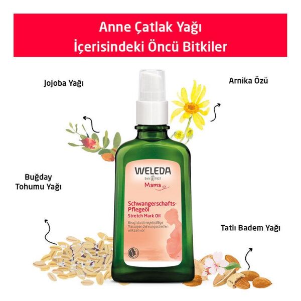 Weleda Mama Çatlak Karşıtı Bakım Yağı 100ml