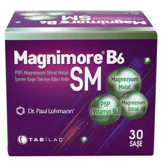 Tab İlaç Magnimore B6 SM 30 Saşe