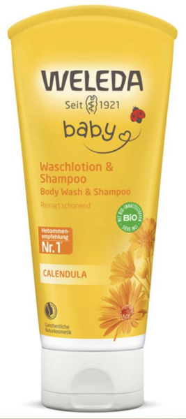 Weleda Baby Calendula Organik Saç ve Vücut Şampuanı 200ml
