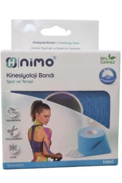 Nimo Kinesyoloji Bandı Siyah 5cm x 5m