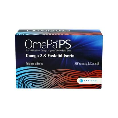 Tab İlaç OmePa PS 30 Softjel | Fosfatidilserin & Omega-3