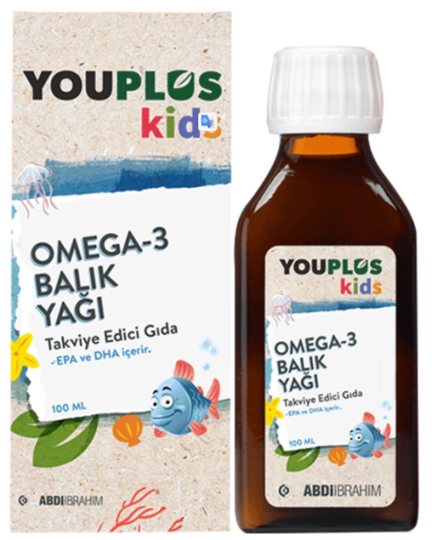 Youplus Kids Omega-3 Balık Yağı Şurup 100ml