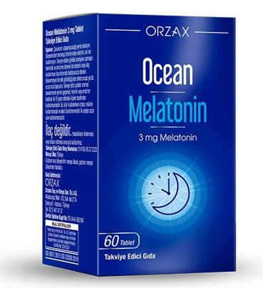 Orzax Ocean Melatonin 3mg 60 Tablet