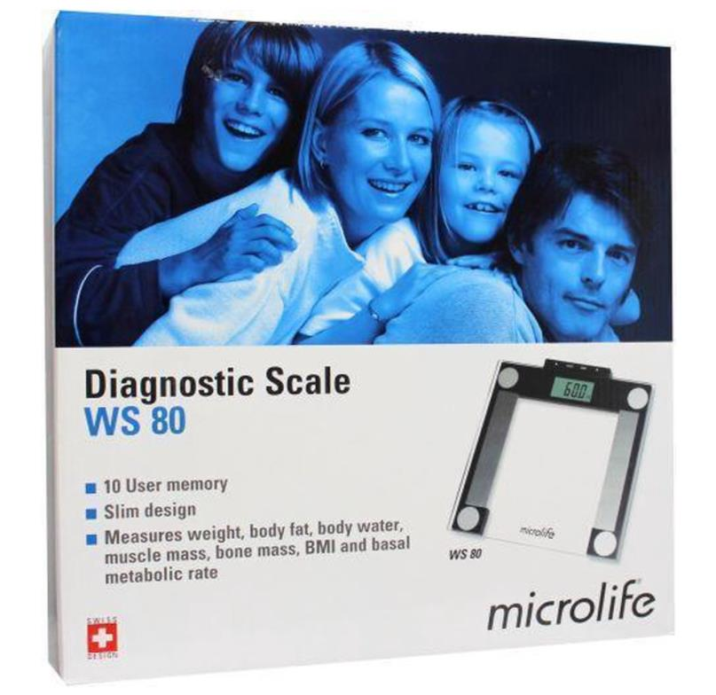 Microlife WS 80 Cam Yüzey Vücut Analizli Dijital Tartı