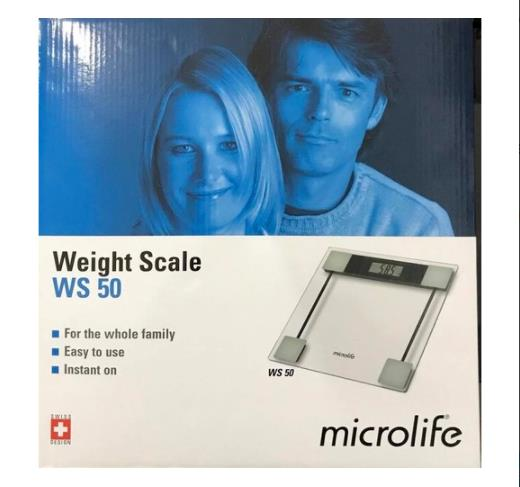 Microlife WS 50 Cam Yüzey Dijital Tartı