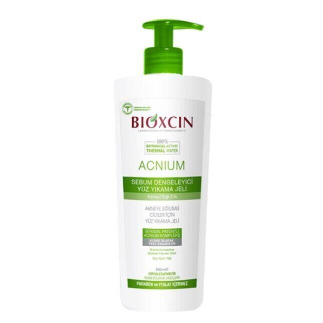 Bioxcin Acnium Sebum Dengeleyici Yüz Yıkama Jeli 500ml