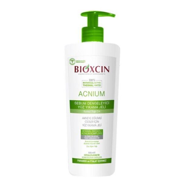 Bioxcin Acnium Sebum Dengeleyici Yüz Yıkama Jeli 500ml