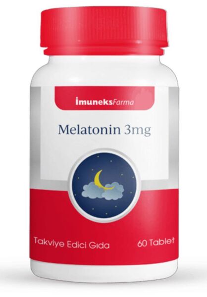 İmuneks Farma Melatonin 3mg 60 Tablet