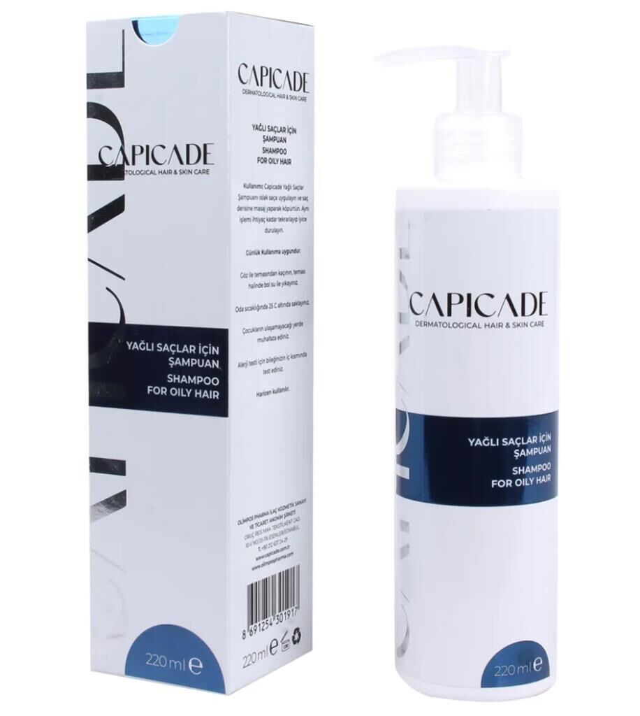 Capicade Yağlı Saçlar Için Şampuan 220ml | Shampoo For Oily Hair