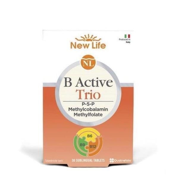 NewLife B Active Trio 30 Dilaltı Tablet