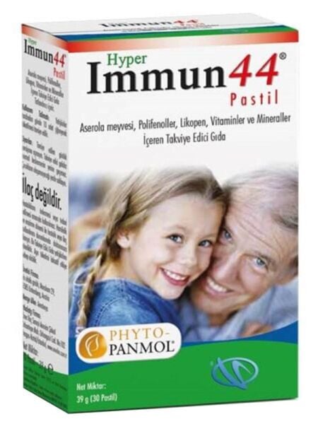 Hyper Immun 44 Aserola Meyvesi 30 Pastil