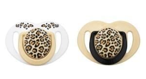 Mamajoo Yalancı Emzik 0 Ay+ Leopard Desenli Ortodontik | 2 Adet