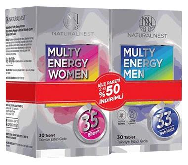 Naturalnest Multivitamin Aile Paketi 30+ 30 Kapsül