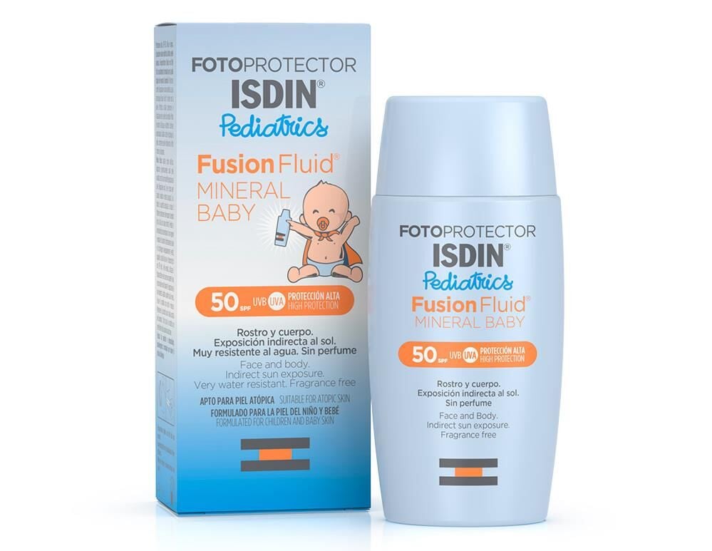ISDIN Photoprotector Pediatrics Fusion Fluid Mineral Baby SPF50 50ml
