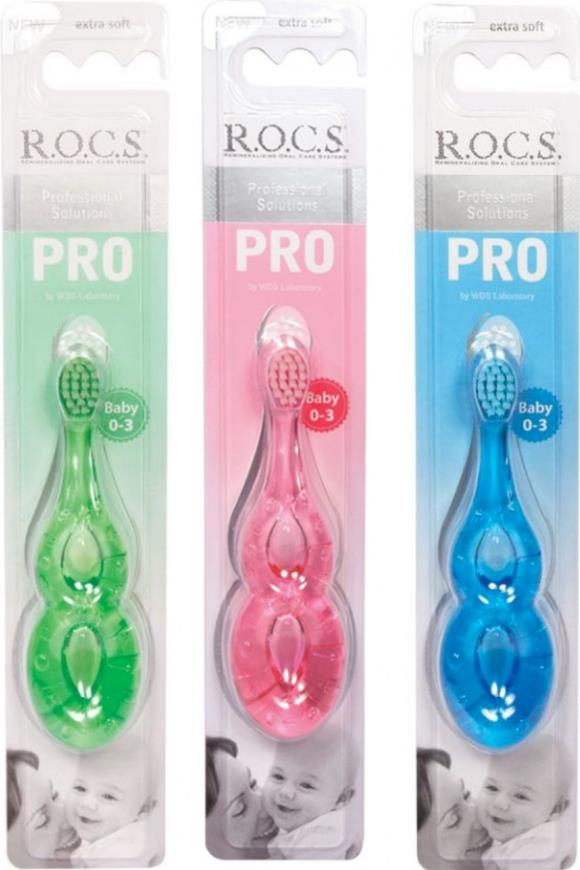ROCS Baby Pro| 0-3 Yaş Bebek Diş Fırçası