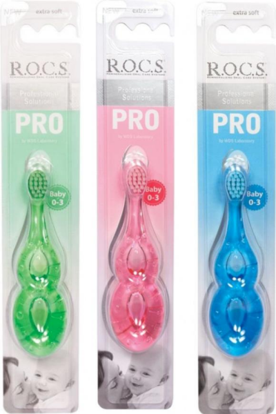 ROCS Baby Pro| 0-3 Yaş Bebek Diş Fırçası