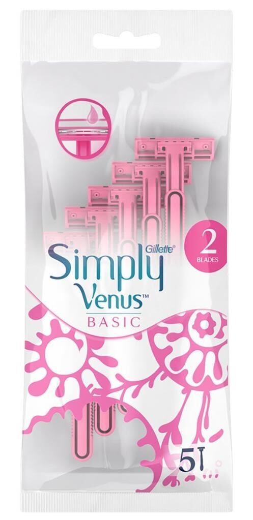 Gillette Simply Venus 2 Kadın Tıraş Bıçağı 5 Adet